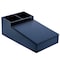 Dacasso Navy Blue Leatherette Coffee Condiment Organizer AG-4628 - alternate 1